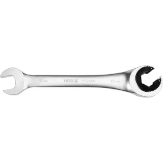 YATO Cheie cu clichet pentru conducte frână, 19 mm