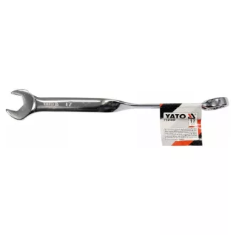   Cheie combinată în formă de stea YATO, cu cap pivotant, 17 mm, CrV
