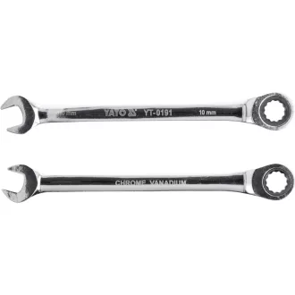 YATO Cheie combinată cu clichet 10 mm / 160 mm 72T CrV