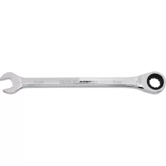 YATO Cheie combinată cu clichet 10 mm / 160 mm 72T CrV