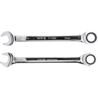YATO Cheie combinată cu clichet 24 mm / 335 mm 72T CrV