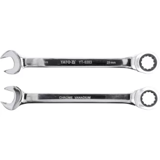 YATO Cheie combinate cu clichet 25 mm / 335 mm 72T CrV