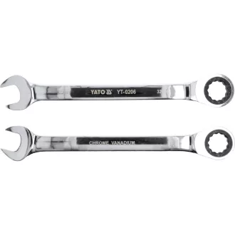 YATO Cheie combinată cu clichet 32 mm / 420 mm 72T CrV