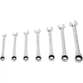 YATO Set chei combinate cu clichet 7 piese (10-19 mm) CrV