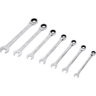YATO Set chei combinate cu clichet 7 piese (10-19 mm) CrV