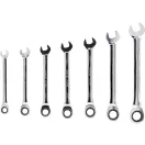 YATO Set chei combinate cu clichet 7 piese (10-19 mm) CrV