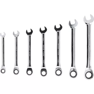 YATO Set chei combinate cu clichet 7 piese (10-19 mm) CrV