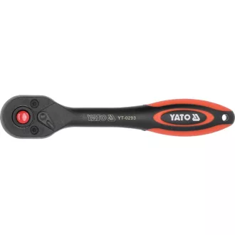   Coadă de antrenare cu clichet YATO 1/4" 144mm 72T Coadă îndoită CrV