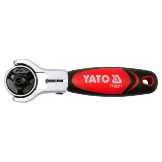   Arborele de antrenare cu clichet YATO 1/4" 72T 115 mm cap rotativ CrV
