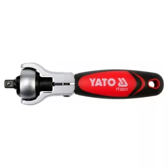   Arborele de antrenare cu clichet YATO 1/4" 72T 115 mm cap rotativ CrV