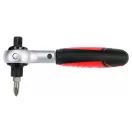 Arborele de antrenare cu clichet YATO 1/4" 72T 115 mm cap rotativ CrV