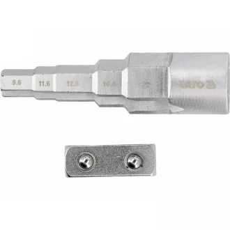 YATO Cheie reglabilă cu adaptor 1/2"