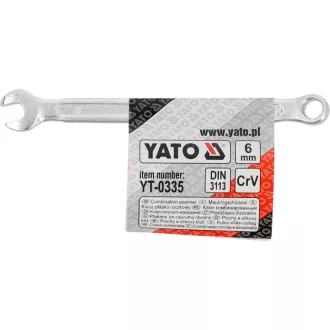   YATO Cheie combinată cu capete în formă de stea 6 mm / 110 mm CrV
