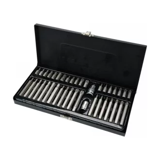   YATO Set de biți Torx și imbus, 40 de bucăți (1/2"-3/8" H4-H12, M5-M12, T20-T55)
