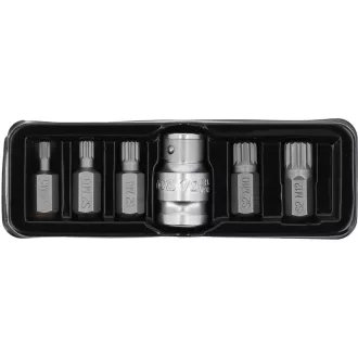   YATO Set de vârfuri 6 bucăți SPLINE M5-M12 L=30 mm 1/2"
