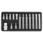 YATO Set Torx 15 piese tamperproof T20-T55 L=30 mm, L=75 mm 1/2"