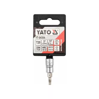 YATO Bit cheie tubulare Torx 1/4" T20 CrV