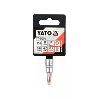 YATO Bit cheie tubulare Torx 1/4" T30 CrV