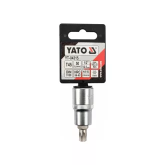 YATO Bit cheie tubulare Torx 1/2" T45 CrV