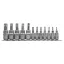 Set de prize YATO Bit 12 piese Torx 1/4", 3/8" CrV