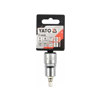 YATO Bit cheie Allen 1/2" 6 mm CrV