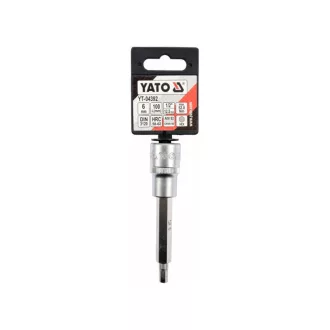 YATO Cheie tubulară lungă Allen 1/2" 6 mm CrV