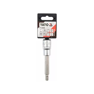 YATO Cheie tubulară lungă Allen 1/2" 7 mm CrV