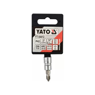 YATO Bit cheie tubular Phillips 1/4" PH2 CrV