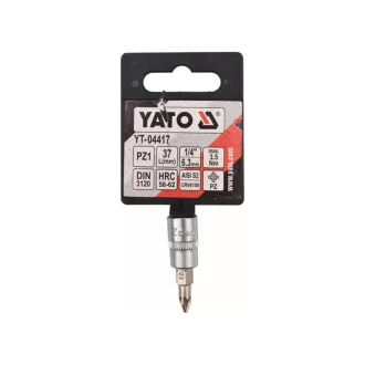 YATO Bit cheie tubula Pozidriv 1/4" PZ1 CrV