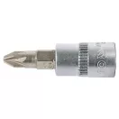 YATO Bit cheie tubula Pozidriv 1/4" PZ2 CrV