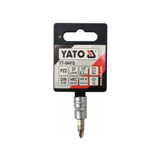 YATO Bit cheie tubula Pozidriv 1/4" PZ2 CrV