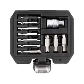 YATO Set de extractoare pentru șuruburi rupte, 11 piese HEX