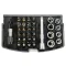 YATO Set biți și prize 34 piese 1/4" S2