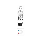 YATO Colț de mână 90° 105 mm