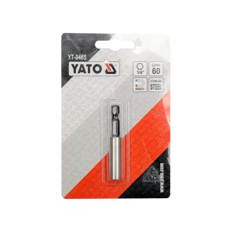 YATO Suport bit 60 mm 1/4" magnetic inox