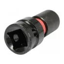 Adaptor vârf YATO 1/2" pătrat->1/4" Hex 50 mm (pentru cuplu mare)