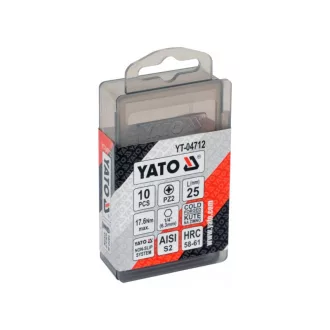 Vârf YATO PZ2 x 25 mm (10 buc)