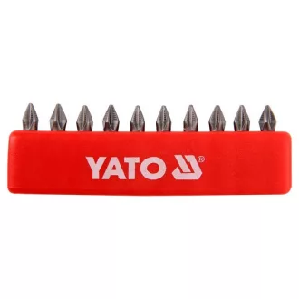 Set vârfuri YATO 10 bucăți PH1 25 mm