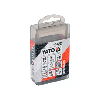 Vârf YATO Bit PH2 x 25 mm (10 buc)