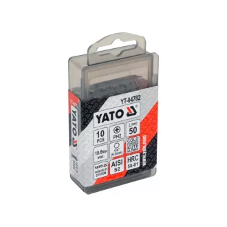 Vârf de vârf YATO PH2 x 50 mm (10 buc)