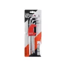 Set chei hexagonale lungi YATO 9 piese 1,5-10 mm CrV