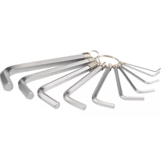 Set chei hexagonale YATO 10 piese 1,5-10 mm CrV