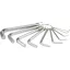 Set chei hexagonale YATO 10 piese 1,5-10 mm CrV