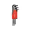 YATO Set chei hexagonale cu cap sferic 9 piese 1,5-10 mm CrV