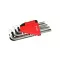 Set chei hexagonale YATO 10 piese 2,0-12 mm CrV