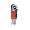 Set chei hexagonale YATO 10 piese 2,0-12 mm CrV