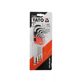 Set chei Torx YATO 9 piese T10-T50 CrV
