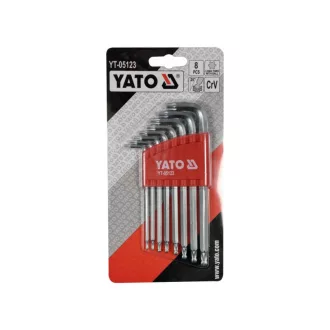YATO Set chei Torx 8 piese T9-T40 CrV