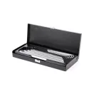 YATO Set chei hexagonale lungi 10 piese 3-17 mm, in caseta CrV