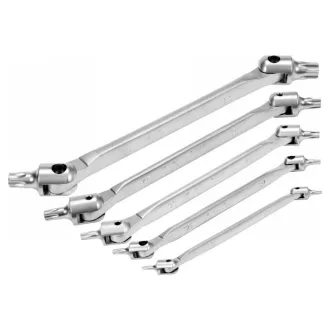 Set chei torx articulate YATO 5 piese T15-T60 CrV
